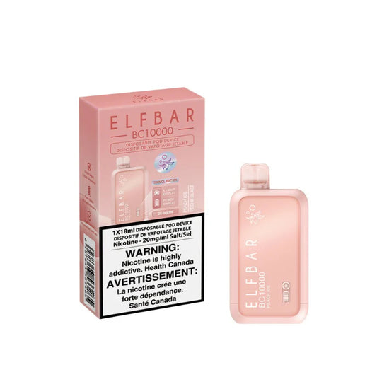 ELFBAR BC 10000 Peach ice (provincial tax)