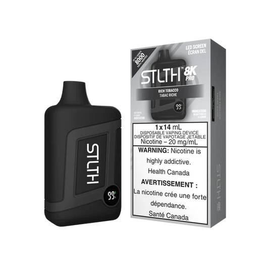 STLTH 8K Pro Rich Tobacco (Provincial Tax)