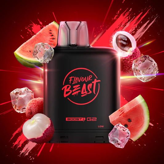 Flavour Beast Level X Boost 25K Lit Lychee Watermelon(Provincial Tax)