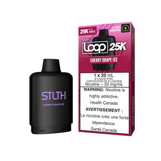 STLTH LOOP 25K Pod Cherry Grape Ice (Provincial Tax)