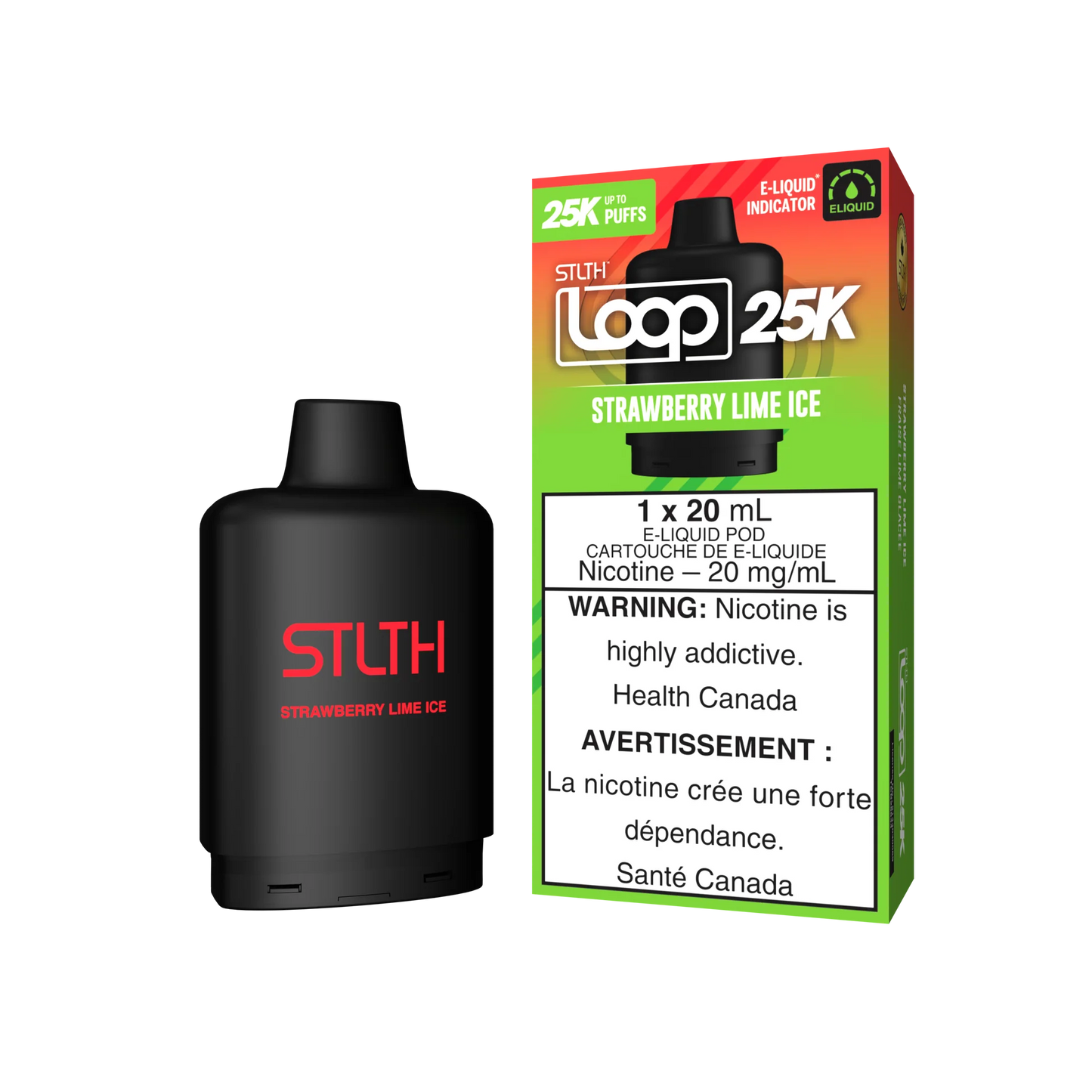 STLTH LOOP 25K Pod Strawberry Lime Ice (Provincial Tax)
