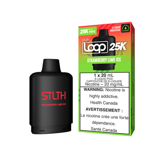 STLTH LOOP 25K Pod Strawberry Lime Ice (Provincial Tax)