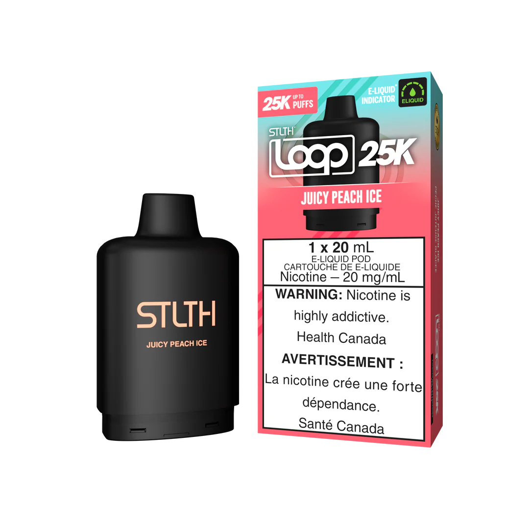 STLTH LOOP 25K Pod Juicy Peach Ice (Provincial Tax)