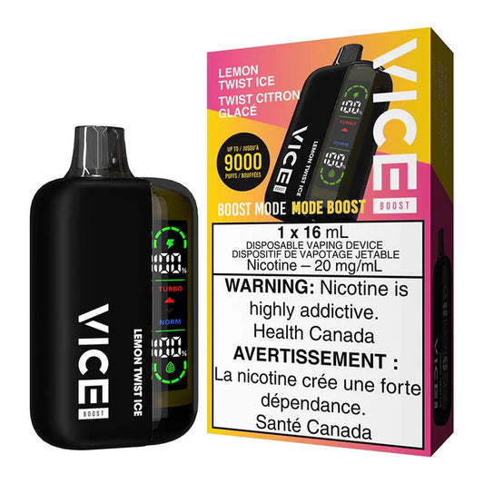 VICE Boost 9K Lemon Twist Ice (Provincial Tax)