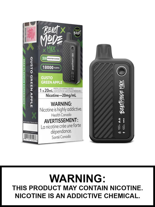 Flavour Beast Mode Max 18K Gusto Green Apple *