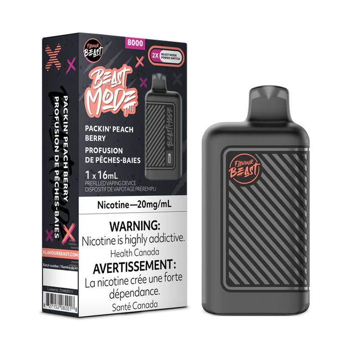 Flavour Beast Mode 8K Packin’ Peach Berry (Provincial Tax)