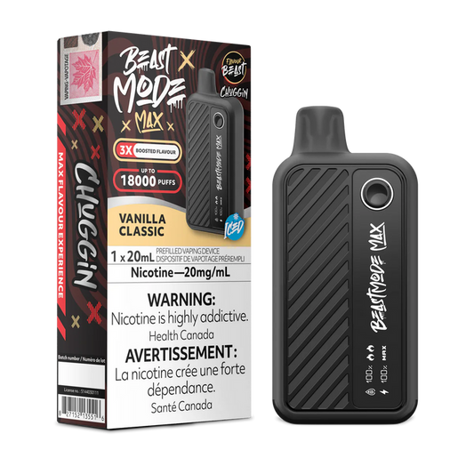 Flavour Beast Mode Max 18K Chuggin Vanilla Classic (Provincial Tax)