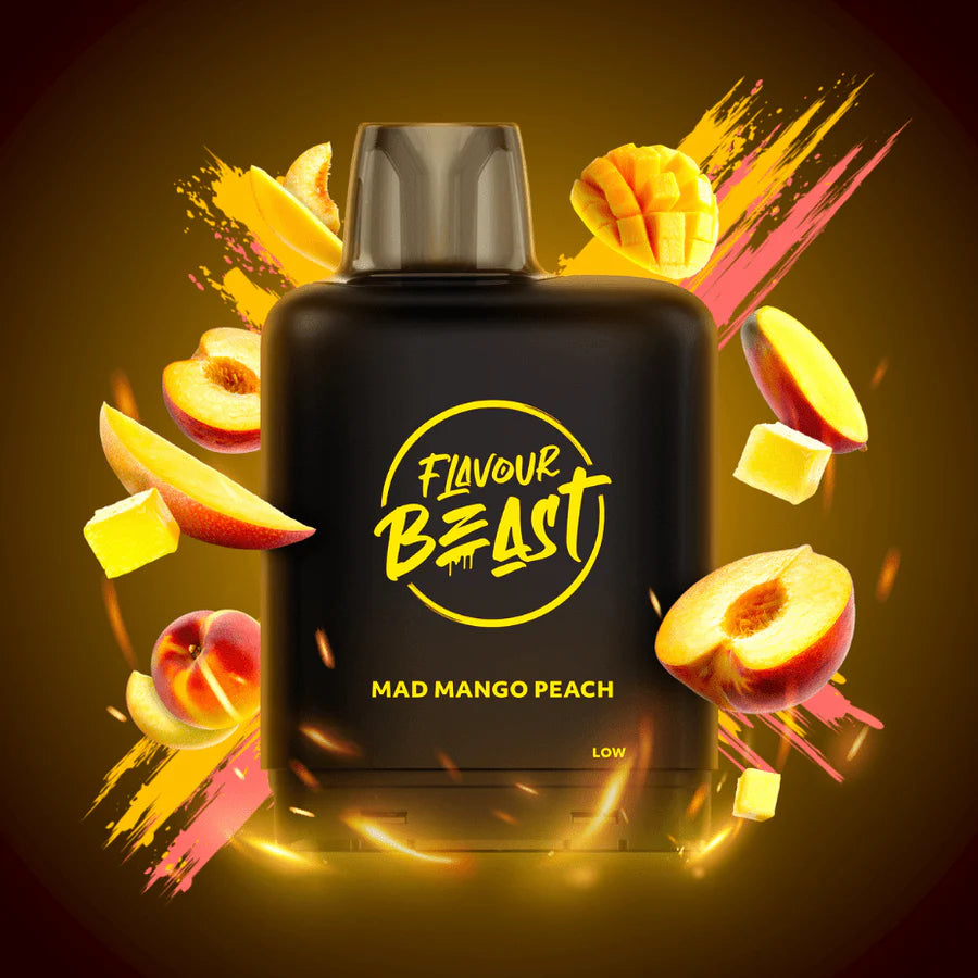 Flavour Beast Level X Boost 25K Mad Mango Peach (Provincial Tax)