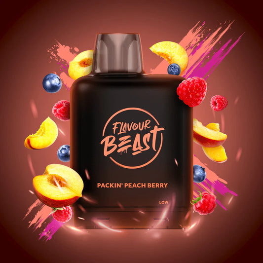Flavour Beast Level X Boost 25K Packin’ Peach Berry (Provincial Tax)