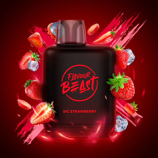 Flavour Beast Level X Boost 25K Sic Strawberry(Provincial Tax)
