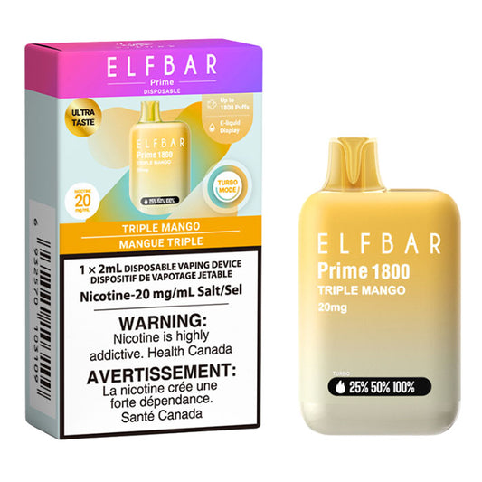 ELFBAR Prime 1800 Triple Mango (Provincial Tax)