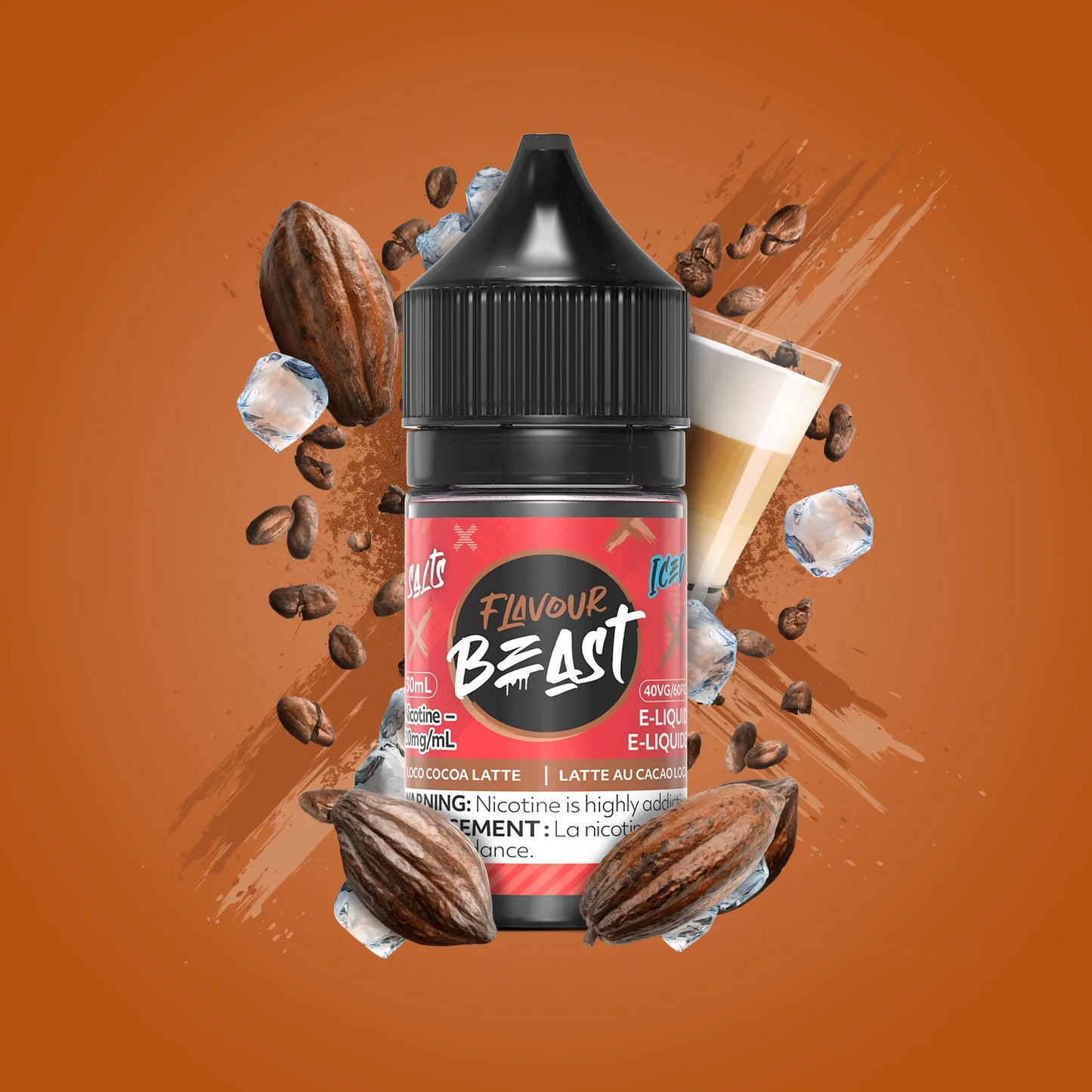 Flavour Beast E Liquid 20Mg Loco Cocoa Latte (Provincial Tax)