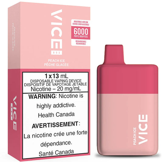 VICE BOX 6k Peach Ice (Provincial Tax)