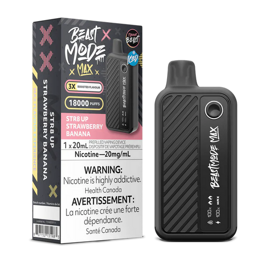 Flavour Beast Mode Max 18K STR8 UP Strawberry Banana *