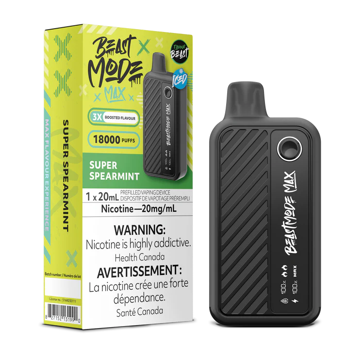 Flavour Beast Mode Max 18K Super Spearmint *