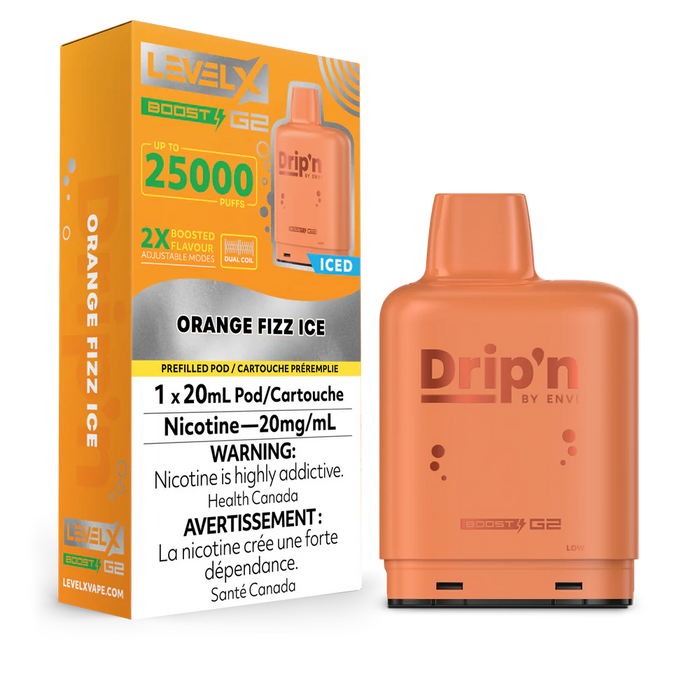 Drip’n Level X Boost 25K Orange Fizz ice*
