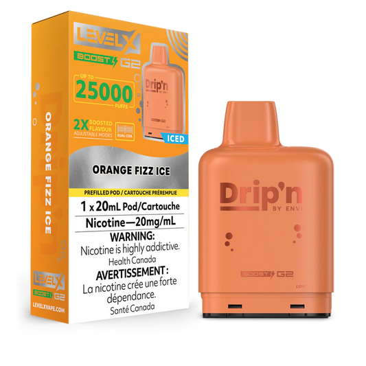 Drip’n Level X Boost 25K Orange Fizz ice*