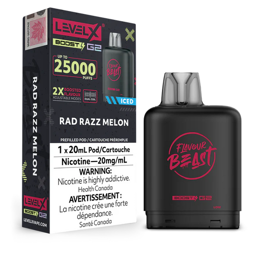 Flavour Beast Level X Boost 25K Rad Razz Melon*