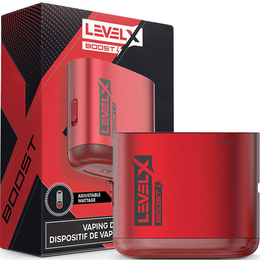 Level x boost battery scarlet red