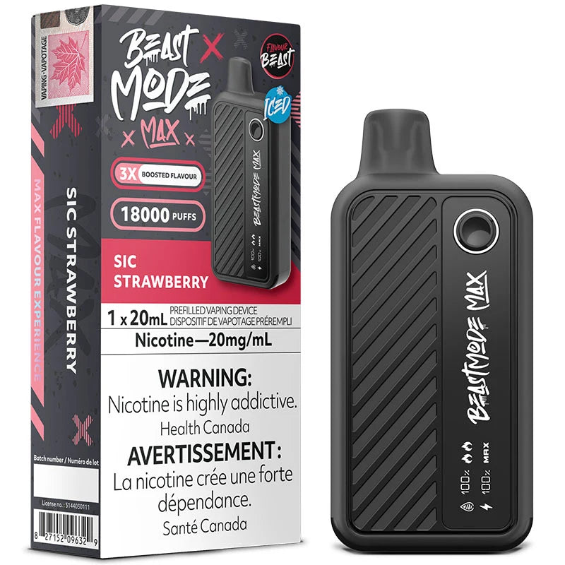 Flavour Beast Mode Max SIC Strawberry 18000