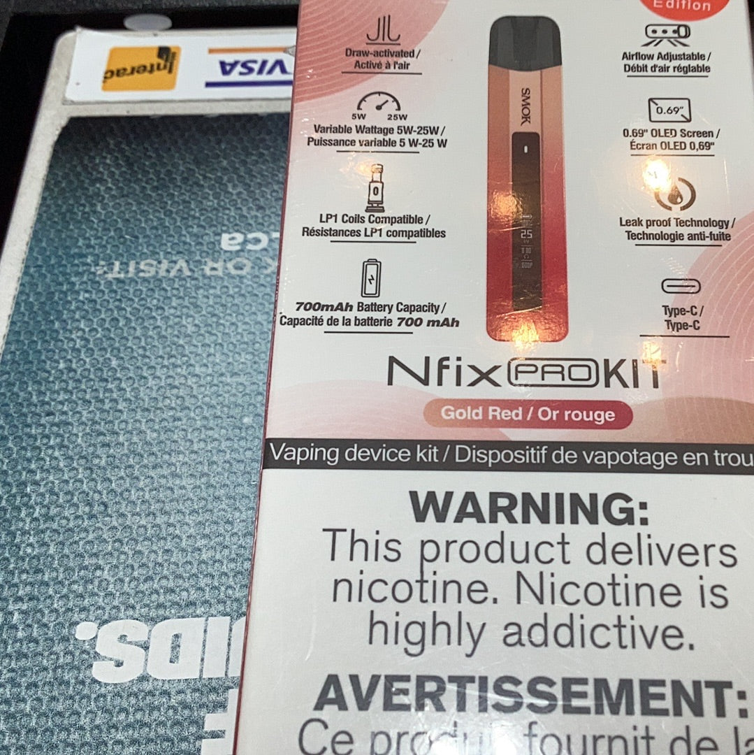 Smok nfix pro kit gold red