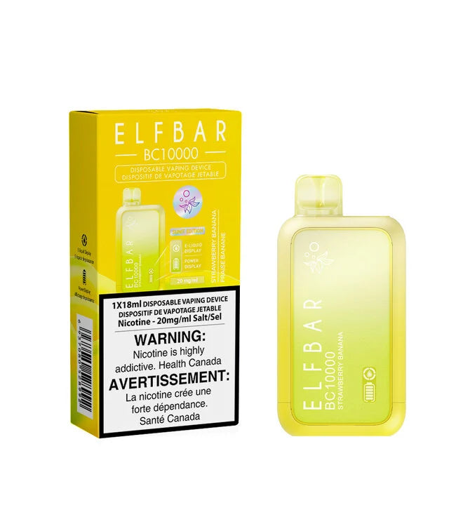 ELFBAR BC 10000 strawberry banana (Provincial Tax)