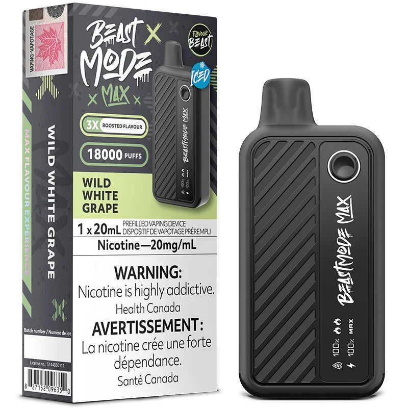 Flavour Beast Mode Max Wild White Grape 18000