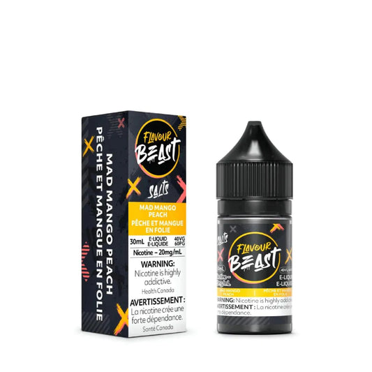 Flavour beast e-liquid 10mg mad mango peach *