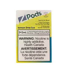 Z pods 20mg Lemon Lime Ice (Provincial)