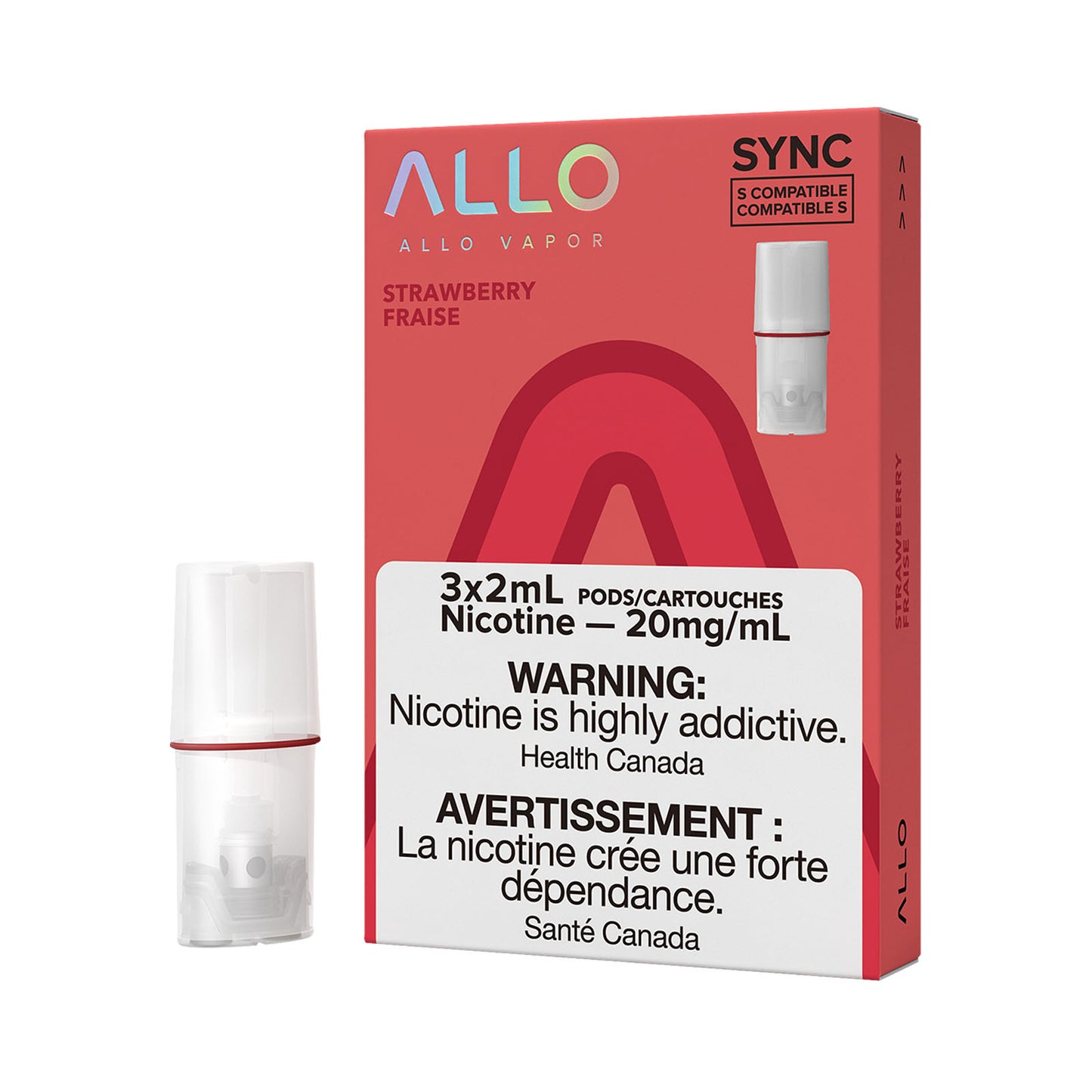 Allo Sync 3pods Strawberry (Provincial)