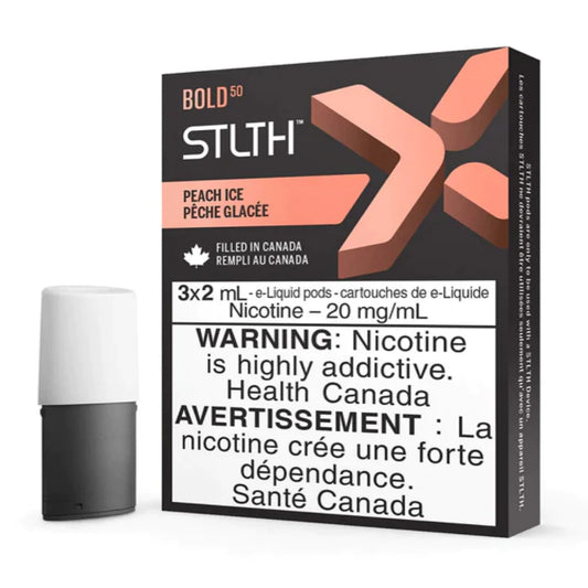 STLTH X pods Peach Ice BOLD 50 (provincial)