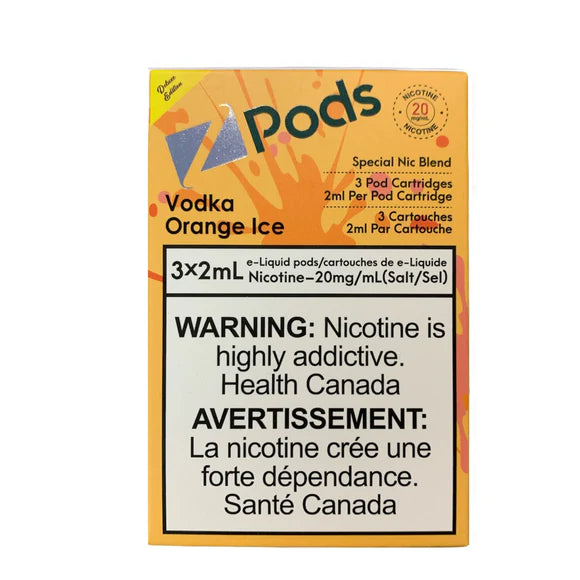 Z pods Vodka Orange Ice (Provincial)