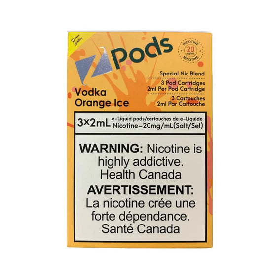 Z pods Vodka Orange Ice (Provincial)